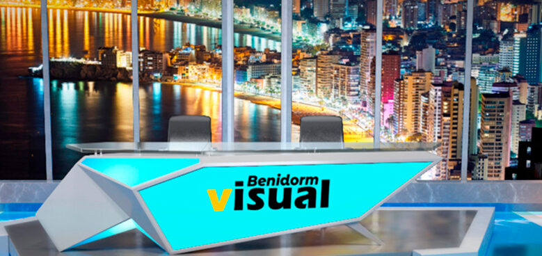 Vista de Benidorm desde la agencia de marketing Benidorm Visual