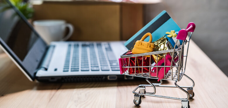 Marketing digital y compra con tarjeta
