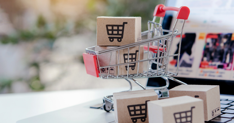 Marketing digital y compra en supermercado