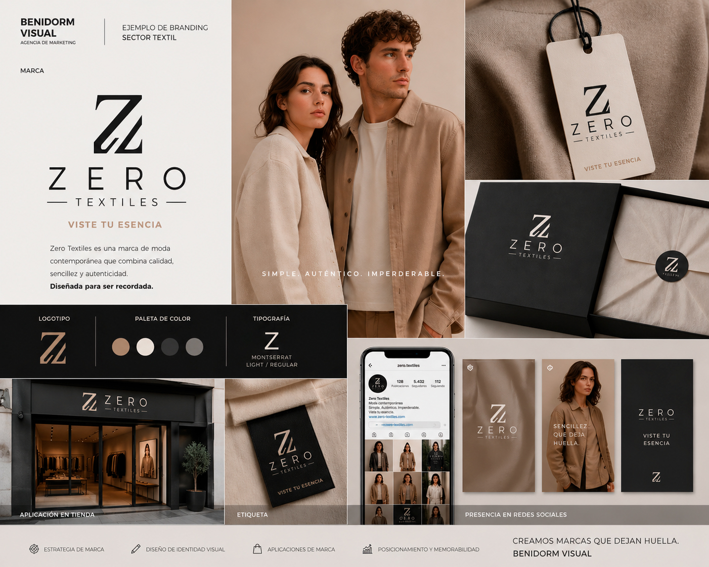 branding de marca de ropa