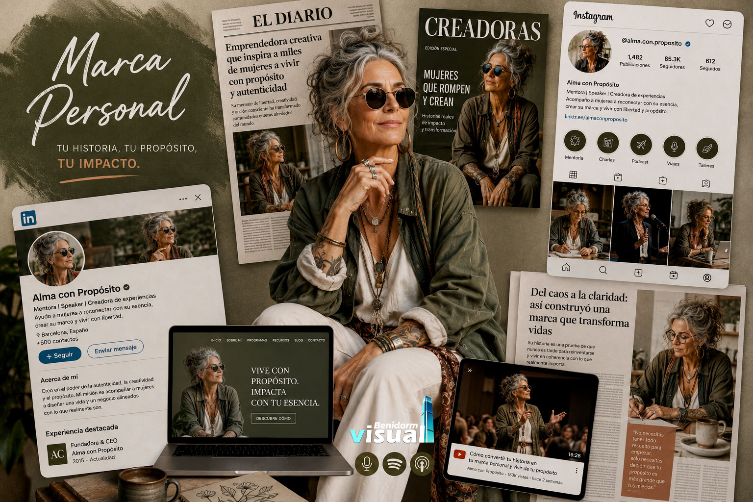 Mujer madura emprendedora